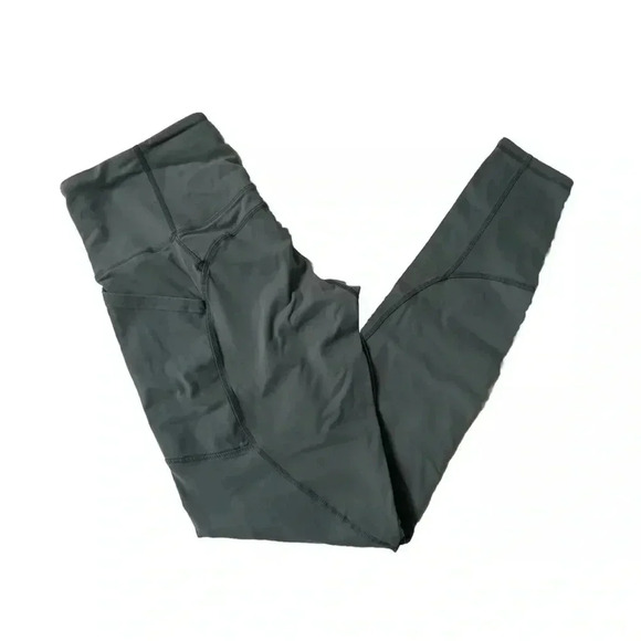 Women’s Teal Green Leggings With Pockets Size Medium - Picture 1 of 5